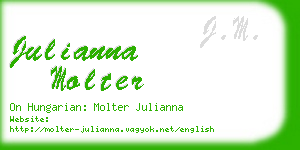 julianna molter business card